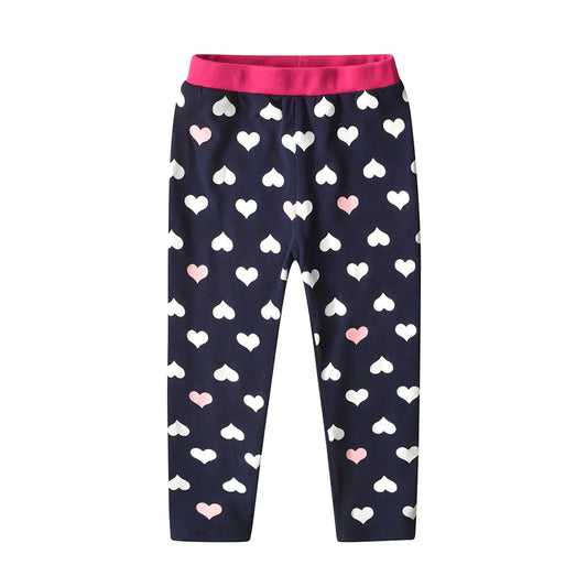 Heart Shape Print Pants Trouser